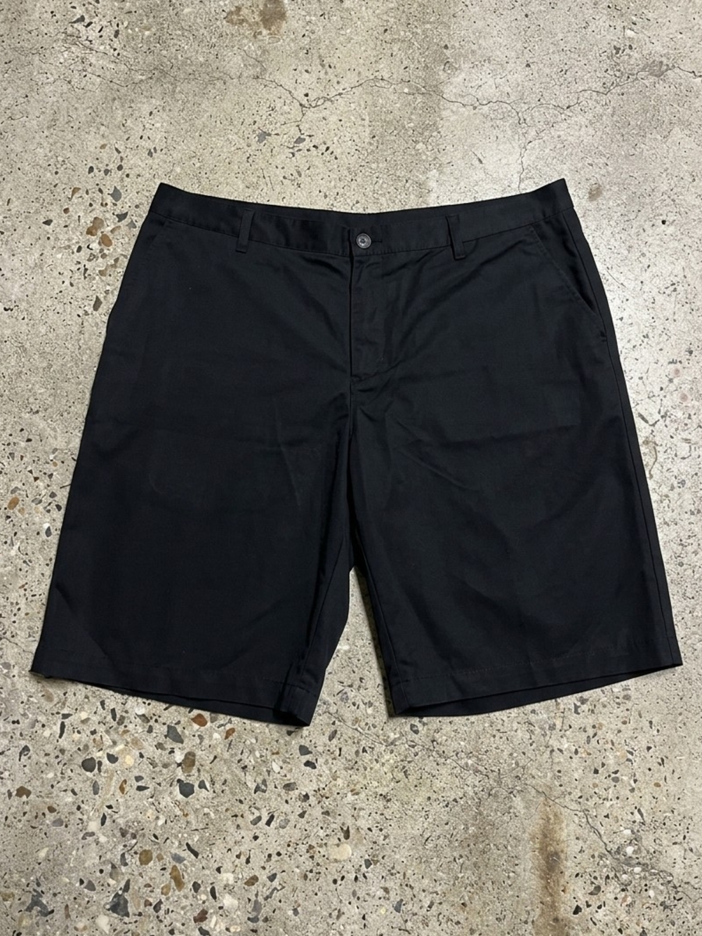 adidas Men’s Black Climalite Flat Front Performance Golf Shorts Size 36